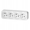 Orno Lizdas Keturgubas „ToDo“ lizdas 2P+Z IP20, 16A, 230V AC, baltas, 8 vnt.