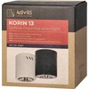 Lubinis šviestuvas Orno KORIN 13, apatinis šviestuvas, 60W, E27, plieno, juodas