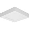 Orno LETI LED 12W, apatinis šviestuvas, montuojamas ant paviršiaus, kvadratinis, 860lm, 4000K, baltas, įmontuotas LED maitinimo šaltinis