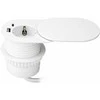 Orno Lizdas Baldinis lizdas Ø6cm, įleidžiamas į stalviršį su stumdomu dangteliu, USB įkrovikliu ir 1,9m laidu, 1x2P+Z (Schuko), 2xUSB (A+C tipo; PD20W), baltas