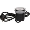 Orno Baldų lizdas 6 cm įleidžiamas į stalviršį su dangčiu, USB įkrovikliu ir 1,8 m laidu, 1x2P + Z, 1xUSB