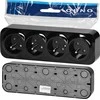 Orno Lizdas Keturgubas „ToDo“ lizdas 2P+Z IP20, 16A, 230V AC, juodas