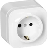 Orno Lizdas „ToDo“ viengubas lizdas 2P+Z Schuko IP20, baltas, 10 vnt.