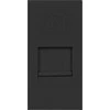 Orno NOEN RJ11, modulinis lizdas 22,5x45mm telefonas RJ11, juodas