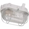 Sieninis šviestuvas Orno OVAL 100 7063NB šviestuvas, 100 W, E27, IP54, stiklinis gaubtas, plieno gaubtas, bakelitinis cokolis
