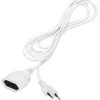 Orno Przedłużacz Vieno lizdo plokščias buitinis prailgintuvas, 1x2P, 1,5m, PVC kabelis H03VV-F 2x0,75mm², 230VAC