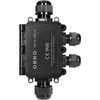 Orno Puszka Dėžutė be išpjovos HD IP68, 0,75–4,0 mm?, 2 M20 ir 2 M16 jungtys, T formos