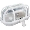 Sieninis šviestuvas Orno SOTOA, šviestuvas, E27, maks. 15 W, IP54, stiklinis gaubtas, plastikinis dangtelis, baltas
