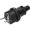 Orno Wtyczka Uni-Schuko mini kištukas, IP44, juodas, 16A, 230V