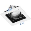 Orno YOP dekoratyvinis prožektoriaus rėmelis, MR16/GU10, maks. 50 W, reguliuojamas, baltas ir juodas