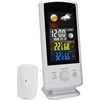 Mesko | MS 1177 | Juodas | Colorful Digital Ekranas | Weather station