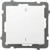 Ospel ŁP-11G/m/00 AS Dviguba jungtis, balta ŁP-11G/m/00