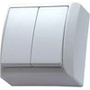 Ospel ŁN-2B/00 BIS Balta žvakidžių jungiklis ŁN-2B/00