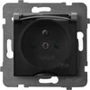 Ospel GN.1-KR.Z/U IP44 TRANS.GRAY Matinis ARIA