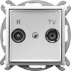 Ospel ARIA RTV terminalo lizdas baltas GPA-UK/m/00