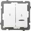 Ospel AS Lock jungtis su vidiniu apšvietimu / su mechaniniu užraktu / balta £P-7GBS / m / 00