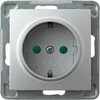 Ospel „Impression“ viengubas „schuko“ lizdas su titano langinėmis (GP-1YSP/m/23)