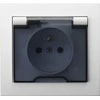 Ospel KIER Bristles lizdas su IP44 skaidriu baltu atvartu GPH- 1WZd - GPH- 1WZd
