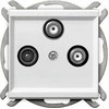 Ospel Lizdas antena Sonata RTV-SAT pass-through balta (GPA-RSP/m/00)