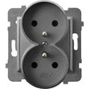 Ospel GP-2URZ/m/70 ARIA Dvigubas lizdas su/be lizdo, pilkas matinis GP-2URZ/m/70