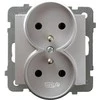Ospel AS dvivietis lizdas su sidabro pagrindu (GP- 2GRZ / m / 18)
