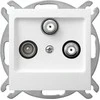 Ospel GPA-G2S/m/00 AS RTV-SAT-SAT antenos lizdas, baltas GPA-G2S/m/00