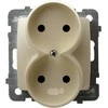 Ospel Karo lizdas su dvigubu perlu (GP- 2SR / m / 42)