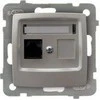 Ospel Kompiuterio lizdas Karo vienas RJ45 cat.5E MMC sidabro perlas (GPK-1S / K / m / 43)