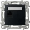 Ospel Ospel Szafir GPK-1Z/K/m/33 vienvietis kompiuterio lizdas, kat. 5e MMC, juodas metalinis
