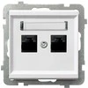 Ospel Sonata kompiuterio lizdai dviviečiai 2xRJ45 5E (GPK- 2R / K / m / 00)