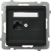 Ospel Kompiuterių lizdai Single sonata RJ45 5E juoda metalo (GPK -1R / K / m / 33)