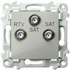 Ospel RTV-SAT lizdas su dviem SAT išėjimais kašmyro smėlio spalvos GPA-Z2S/m/83