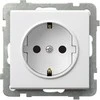 Ospel Elektros lizdas baltos spalvos, Spalva Balta