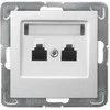 Ospel GPT-2YN/m/00 IMPRESJA Dvigubas telefono lizdas RJ11 nepriklausomas baltas GPT-2YN/m/00