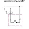 Ospel Impulsinis jungiklis p/t IMPRESJA 10A/250V/maks. 3520W titano sp.