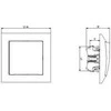 Ospel Impulsinis jungiklis p/t IMPRESJA 10A/250V/maks. 3520W titano sp.