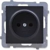 Ospel Ospel Kaip vienas lizdas GP-1G/m/33, metalinis juodas