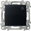 Ospel Ospel Szafir ŁP-5Z/m/33 "lengvas" metalinis juodas jungiklis
