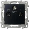 Ospel RTV-SAT lizdas Ospel Szafir GPA-ZS/m/33 terminalas juodas metalinis