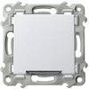 Ospel ŁP-1ZS/m/00 SZAFIR Vienpolis jungiklis su baltu apšvietimu, baltas ŁP-1ZS/m/00