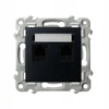 Ospel SZAFIR Lizdas telefonas dvigubas nepriklausomas juoda metalinis GPT-2ZN/m/33