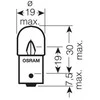 OSRAM Automobilinė lemputė 5W 24V BA15S 1vnt