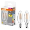 Lemputė Osram LED, B40, šiltai balta, E14, 4 W, 470 lm