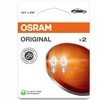OSRAM Automobilinės lemputės 1.2W 12V W2x4.6D 2vnt