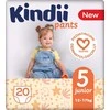 Kindii KINDI Sauskelnės-kelnaitės junior 5 dydis (12-17 kg) 20 vnt