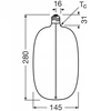 Light bulb Osram LED. E27. 4.8W. 100lm. 1800K. DIM