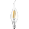 LED lempa Osram Filamentinė, BA35, 4W, E14, 2700K, 470lm