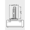 OSRAM XENARC ORIGINAL D5S LEMPUTĖ 25 W, 1 VNT.