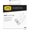 OTTERBOX STANDARTINIS ES SIENINIS ĮKROVIKLIS 20W - 1X USB-C 20W USB-PD Baltas