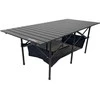 Kempingo stalas Outliner Kempingas, juodas, 120 cm x 55 cm x 50 cm